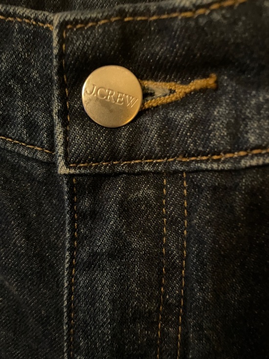 J. Crew ‘96 Denim Trouser High-Rise Wide Leg Dark Blue  Size 29P - Picture 4 of 11